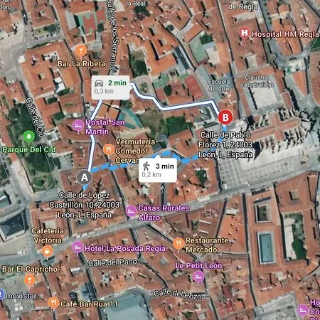 Apartment En Pleno Centro De 4 Personas Leon